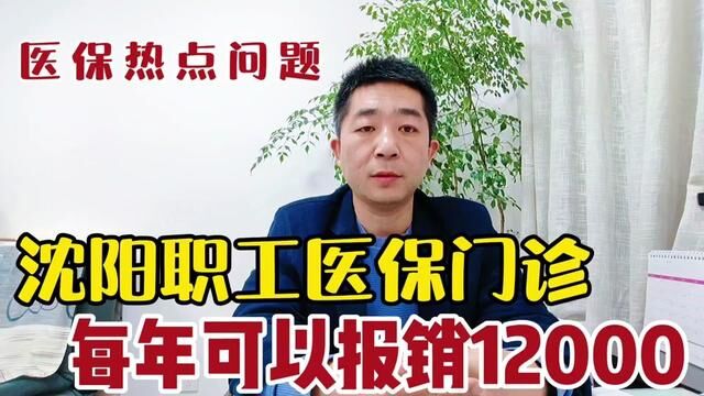 2024年沈阳职工医保门诊改革,每年报销12000#沈阳医保门诊报销 #职工医保门诊共济