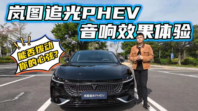 岚图追光PHEV音响体验!搭配殿堂级丹拿音响的TA,表现如何?