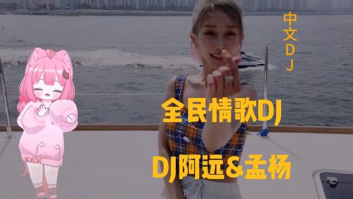 《全民情歌》(Extended Mix)-DJ阿远&孟杨 ，经典中文DJ，宝藏歌曲推荐，开车必听，猫妹妹跳舞