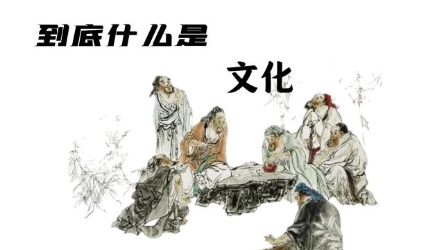 没文化,真可怕,可＂文化＂到底是什么?