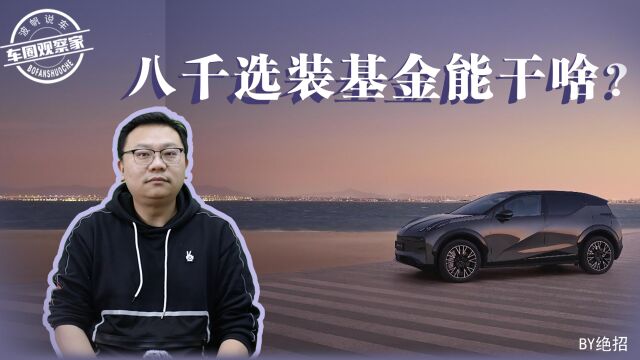 2024款极氪X上市了,赠送了八千选装基金能干点啥?