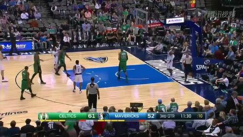 《NBA比赛集锦》凯尔特人VS小牛第3节精编 小塞思潇洒三分