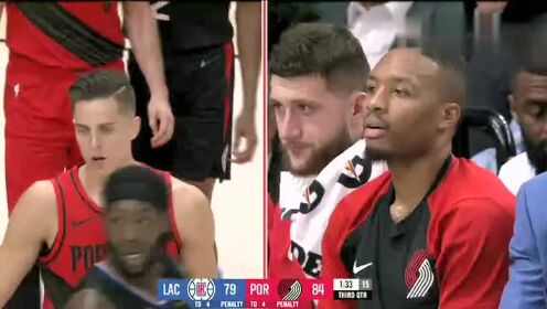 《NBA全场集锦》快船vs开拓者第3节精编 路威冷静回应麦科勒姆