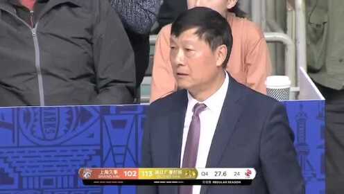 《CBA全场回放》【回放】CBA第八轮：上海vs广厦第4节 法里埃德滑翔劈扣杀死比赛