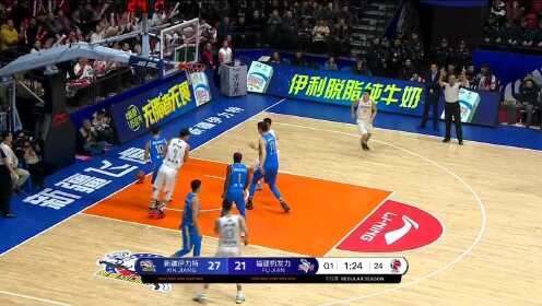 《CBA全场集锦》【得分】干就完了！费尔德外线骑马射箭卡米然底角轻松回敬