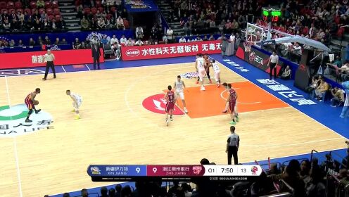 《CBA全场集锦》【得分】这球有点库里的影子 吴前绕掩护侧翼三分飙中
