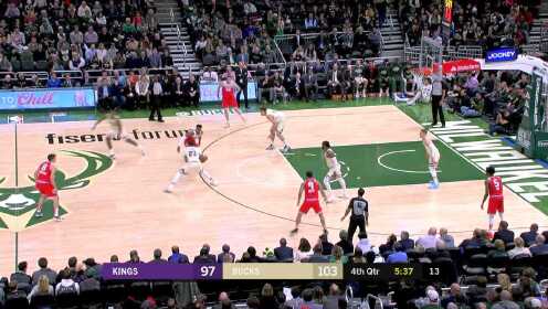《NBA全场集锦》屋漏偏逢连夜雨 米德尔顿先送反击重扣再献中投2+1