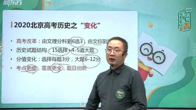 2020高考历史北京卷解析(1):考题变化,高考改革