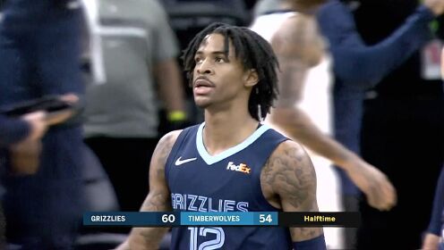 《NBA全场集锦》压哨！莫兰特命中压哨三分忍不住偷笑