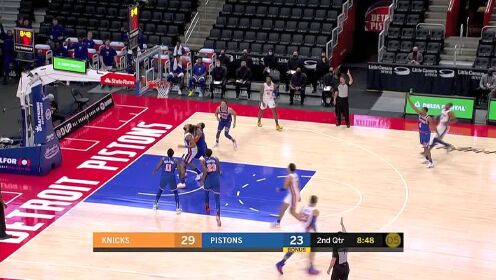 《NBA全场集锦》无球大神手感依旧 艾灵顿外线接球三分出手张有就有