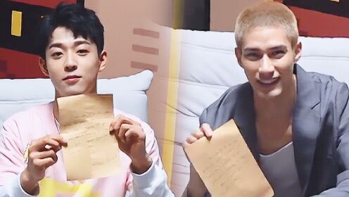 花絮:米卡吴宇恒互相写信,盖章最好的朋友!