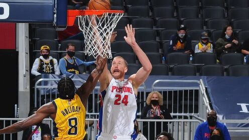《NBA全场集锦》【原声】活塞109-115步行者 步行者3人得分20+轻取活塞