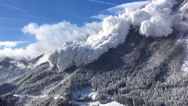 生死时速!被摄像机记录下来的那些大雪崩