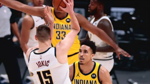 《NBA全场集锦》步行者vs掘金五佳球 约老师诛心三分压时入网