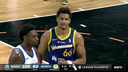 《NBA全场集锦》莱克兰魔术vs圣克鲁兹勇士第4节中文解说回放