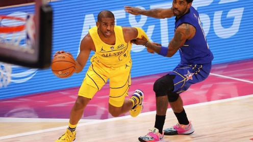 《NBA全明星》【球星】保罗vs杜兰特队集锦 送16助攻加冕全明星历史助攻王