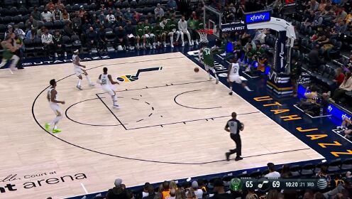 《NBA全场集锦》【原声】雄鹿120-124爵士 字母哥21分不敌爵士
