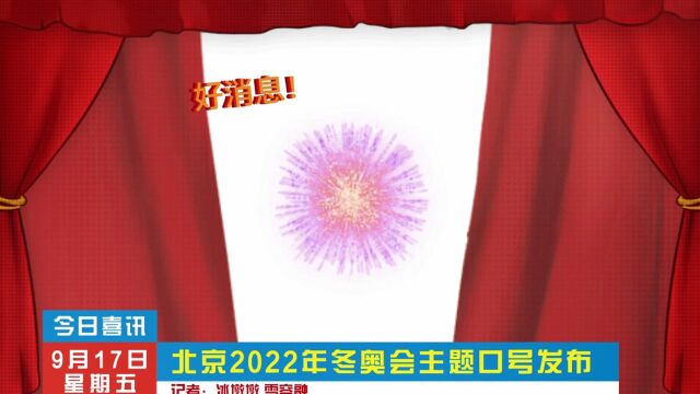 100秒看北京冬奥会重大节点事件!我们“一起向未来”进发