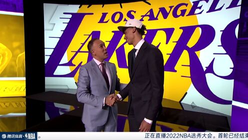 《全景NBA》2022年NBA选秀大会 湖人队第35顺位选中马克斯-克里斯蒂