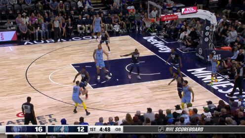 《NBA全场集锦》【原声】灰熊101-109森林狼 爱德华兹末节独揽17分复仇灰熊