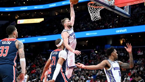 《NBA全场集锦》【球星】萨博尼斯vs奇才集锦 12投10中拿30+9+10堪称效率之王