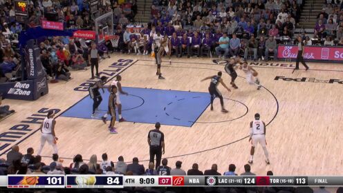 《NBA全场集锦》【原声】太阳125-108灰熊 莫兰特空砍34+6保罗率队8人上双结束连败
