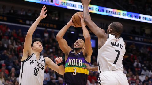 《NBA全场集锦》【球星】麦科勒姆vs篮网集锦 全场28+6+6欧洲步上篮无解无畏