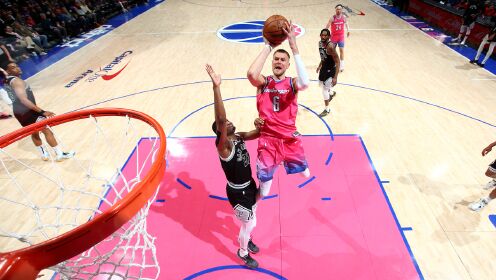《NBA全场集锦》【球星】波尔津吉斯vs马刺集锦 全场23+9+4攻传兼备串联全队