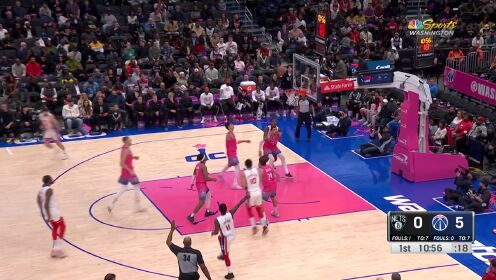 《NBA全场集锦》客场作战也不会畏首畏尾 欧文三分+西蒙斯突破回敬5分