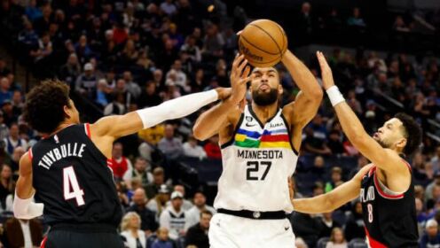 《NBA全场集锦》【球星】戈贝尔vs开拓者集锦 全场10分15篮板防守端送残暴大帽