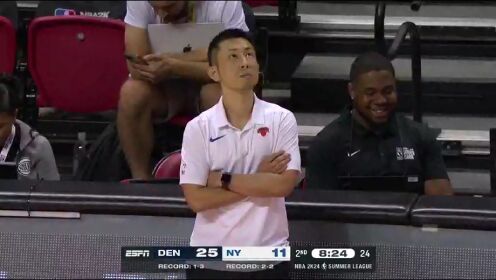 《NBA全场集锦》掘金vs尼克斯第2节中文解说回放