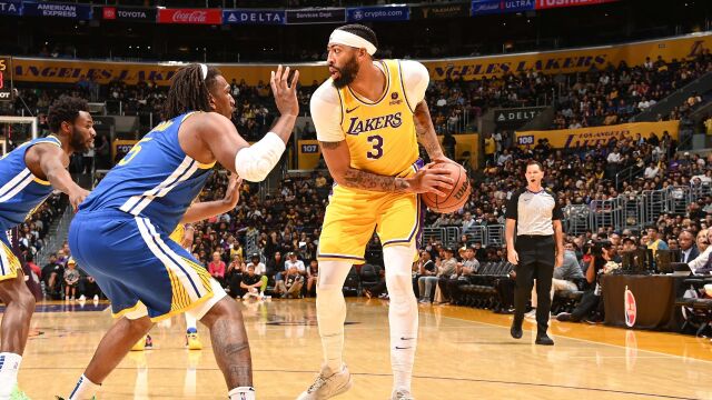 戴维斯vs勇士集锦 全场13+6+4攻传一体串联球队