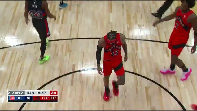 NBA常规赛：活塞vs猛龙第4节中文解说回放