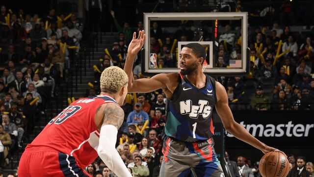 奇才94-102篮网 布里奇斯27+13篮网五人上双力克奇才