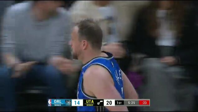 魔术vs爵士第1节英文原声回放