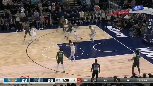 《NBA全场集锦》NBA常规赛：尼克斯vs森林狼英文原声全场回放