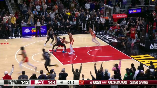 关键时刻一锤定音 奥孔古镇守篮下大帽拦截布里奇斯