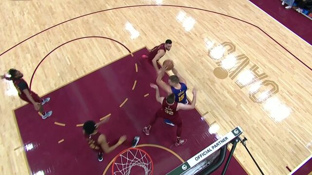 掘金vs骑士五佳球 阿伦空中连线肆虐篮筐 戈登无情大帽镇守篮下