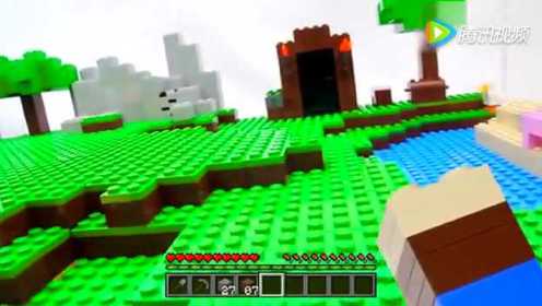 视频: Lego Minecraft - Pumpkin field part 1