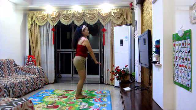 舞灵美娜子广场舞dj舞曲大叔很拽正面背面演示编舞阿采