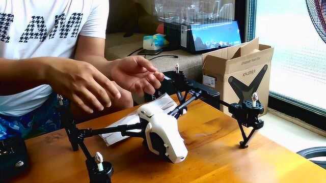 伟力q333 fpv图传变形四轴飞行器开箱文加遥控基本教学