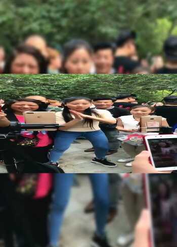 郑州人民公园特色尬舞!