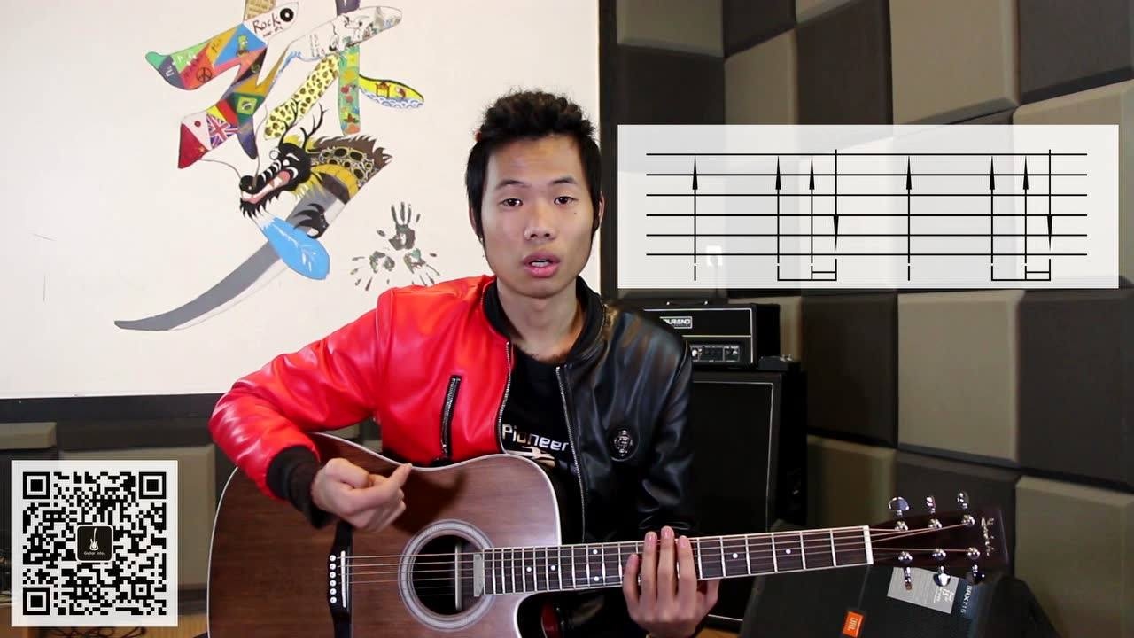 开拓者吉他教室 第十一课 e,asus2和弦练习二