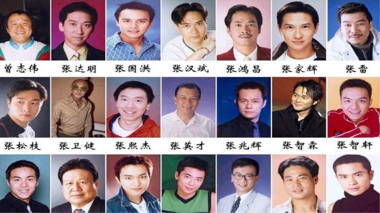 香港男演员名字图片