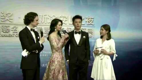 张丹峰亮相星月榜样盛典，荣获年度飞跃男演员，其妻竟是她