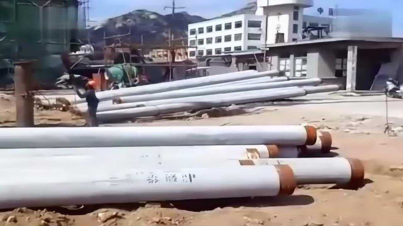 锤击法沉桩施工过程_高清1080P在线观看平台_腾讯视频