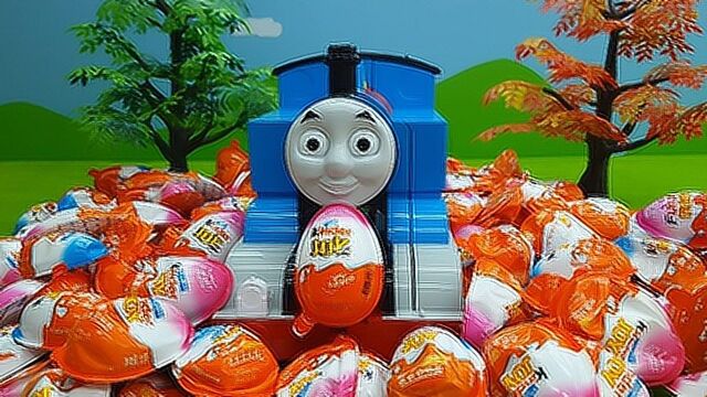 超大托马斯运来好多健达奇趣蛋