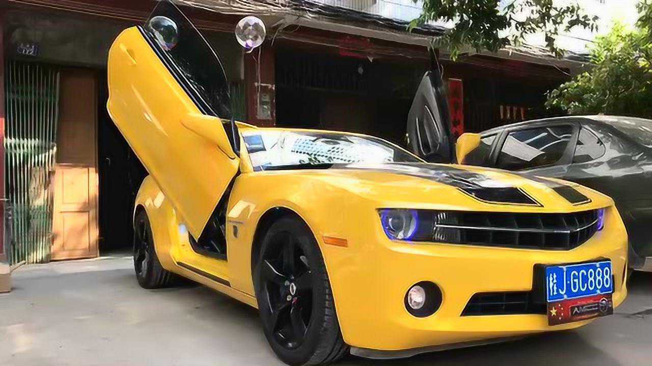 科迈罗改装剪刀门案例