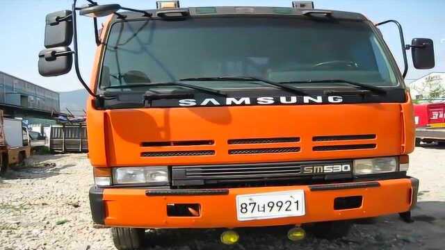 围观三星卡车,这卡车现在不多见了