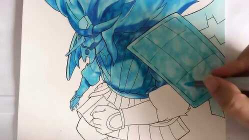 昙花一现火影漫画家手绘双眼万花筒写轮眼卡卡西最帅须佐能乎